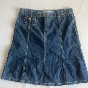 Tommy Hilfiger Denim A-line Hi-low Skirt. sz 8